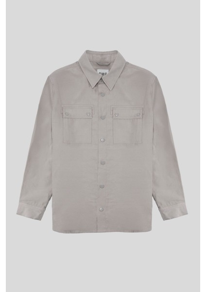 Cep Detaylı Çıtçıt Kapamalı Erkek Dış Gömlek fırsatları