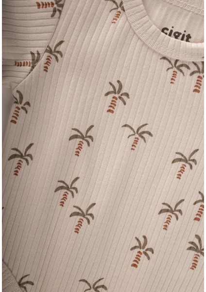 Zıbın 0-3 Yaş Palmiye Desen modelleri