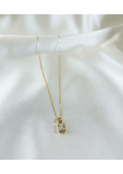 Ngn Jewelry Baget Çelik Kolye