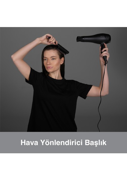 Siyah Saç Kurutma ve Fön Makinesi, Hızlı ve Güçlü Kurutma Özelliği fırsatları