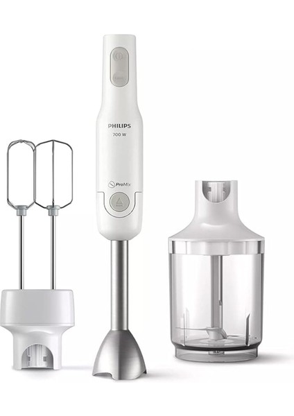 700W Turbo Blender Set, Beyaz, Şık ve Güçlü Karıştırma Işlemi