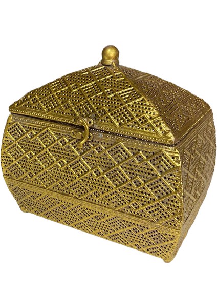 Gold Dikdörtgen Kapaklı Dekor Kutusu Büyük modelleri