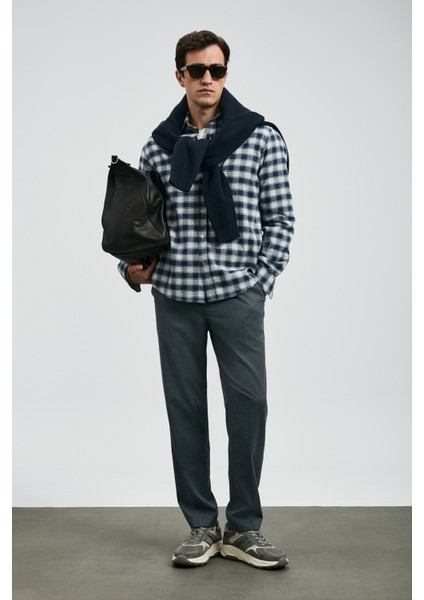 Duke Erkek Basic Gömlek Regular Fit Lacivert