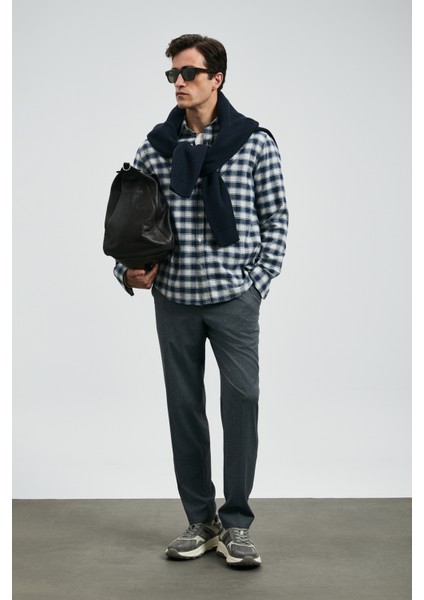 Duke Erkek Basic Gömlek Regular Fit Lacivert