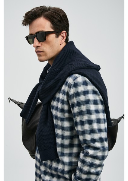 Duke Erkek Basic Gömlek Regular Fit Lacivert