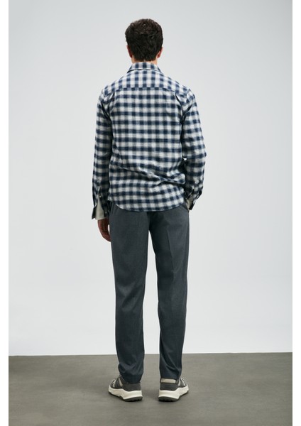 Duke Erkek Basic Gömlek Regular Fit Lacivert