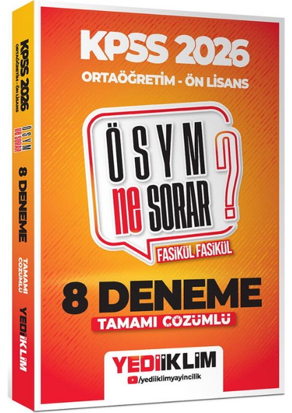2026 Kpss Lise Ön Lisans 8 Deneme + Kpss Tüm Dersler Soru Bankası + 1 Kpss Deneme Hediye fiyatları