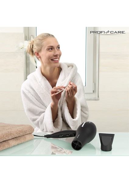 Hızlı ve Güçlü Saç Kurutma Makinesi, Siyah Renk, Profesyonel Kalite