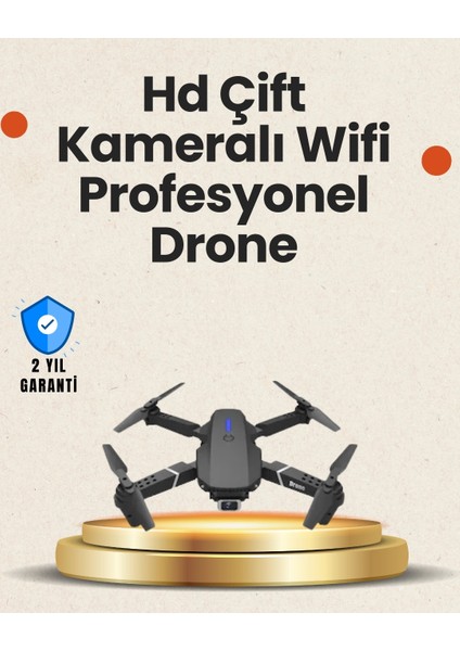 Yükseklik Sabitlemeli Katlanabilir Drone 1080P 4K Kamera Seçenekli