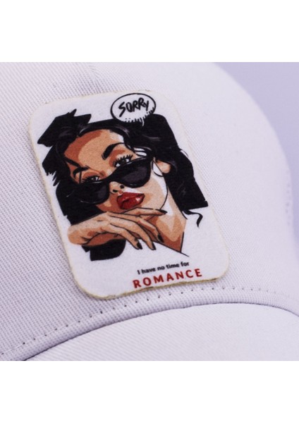 Beauty Girl Fileli Beyaz Beyzbol Kadın Şapka Trucker Cap indirimleri