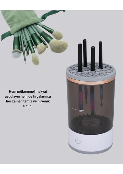 Makyaj Fırçası ve Elektrikli Fırça Temizleyici Kampanya Paketi fırsatları