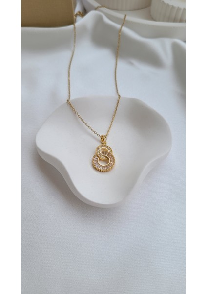Gold Halkataşlıçelik Kolye