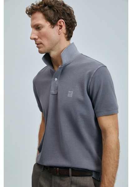 Vernon Smart Erkek Polo Tişört Gri