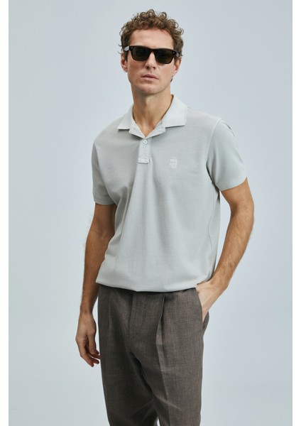 Vernon Smart Erkek Polo Tişört Gri