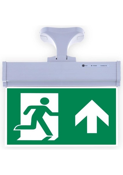 Sevimsel Işıklı Yukarı Yön Tabelası Yönsüz Exıt / Çıkış Tabelası (Acil Durum Işareti)