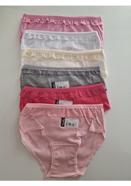 Kız Çocuk Incebel Pınar Bato-Slip-Külot - 12 Adet - Çok Renkli fiyatları