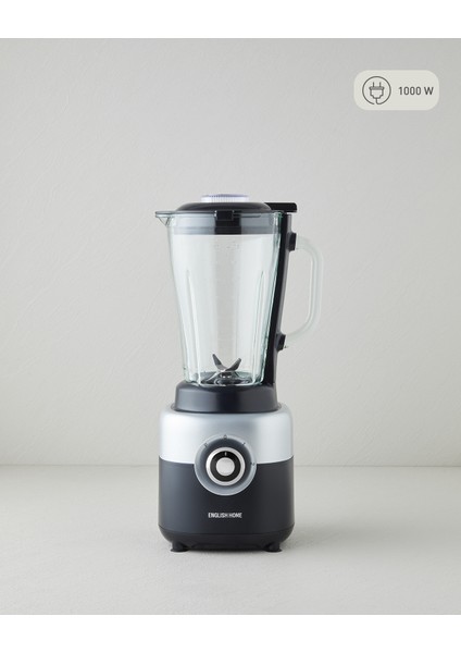Cam Sürahi Blender 1750 ml Siyah-Krom, Şık ve Kullanışlı Mutfak Aksesuarı