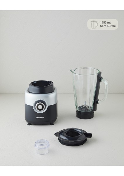 Cam Sürahi Blender 1750 ml Siyah-Krom, Şık ve Kullanışlı Mutfak Aksesuarı fiyatları