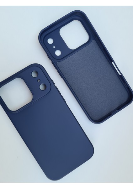 iPhone 17 Pro ile Uyumlu Lansman Içi Kadife Esnek Soft Silikon Kılıf modelleri