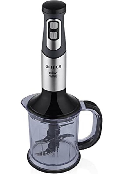 1200W El Blender Seti, 1.2l Hazne, Paslanmaz Çelik Bıçak, Şık Gümüş Renk fırsatları