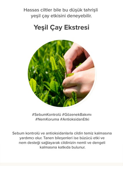 Yeşil Çay Ekstraktlı Karma ve Yağlı Ciltler Için Sebum Dengeleyici Kağıt Maske indirimleri