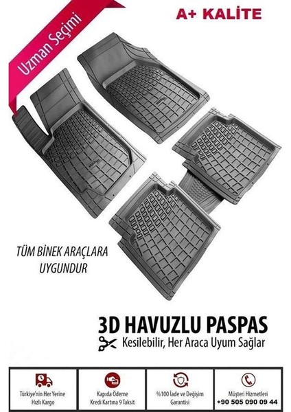 G Max Havuzlu 3D Siyah Paspas indirimleri