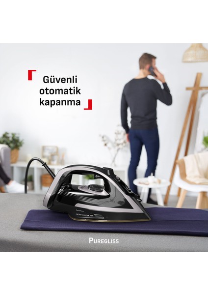 FV8062 3000W Buharlı Ütü, Kırışıklık Giderici, Siyah, Yüksek Performans indirimleri