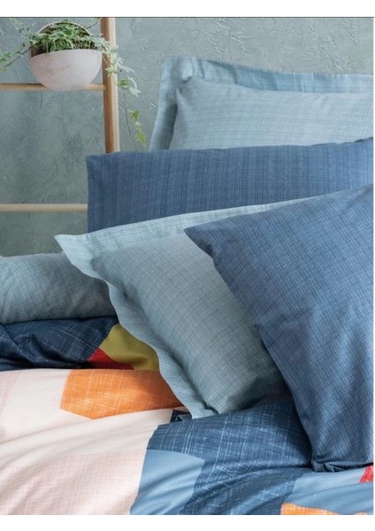 Cotton Box Modern Çift Kişilik Nevresim Takımı Cosy Mavi fiyatları