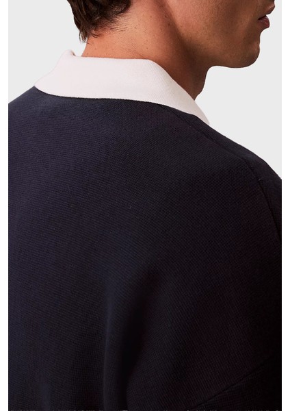 Pamuklu Relaxed Fit Polo Yaka Kazak LV04RD303GCEF Erkek Polo Yaka Kazak LV04RD303G Cef indirimleri
