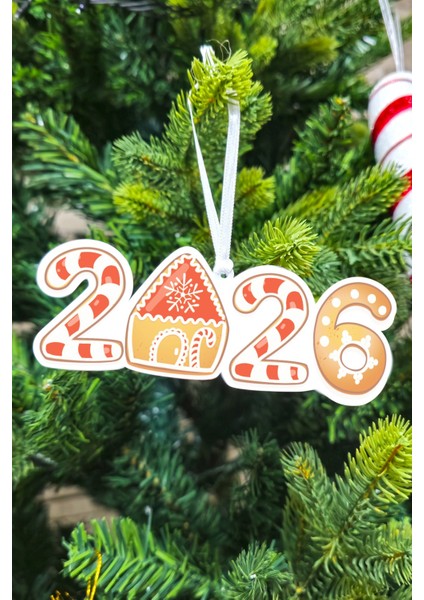 Candy Cane 2026 Ginger House Kurabiye Ev Tema Yılbaşı Ağaç Süsü fırsatları