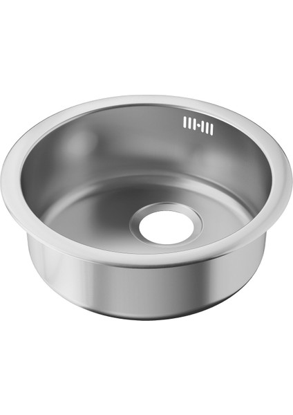 Tek Gözlü Eviye, Paslanmaz Çelik, 45 cm