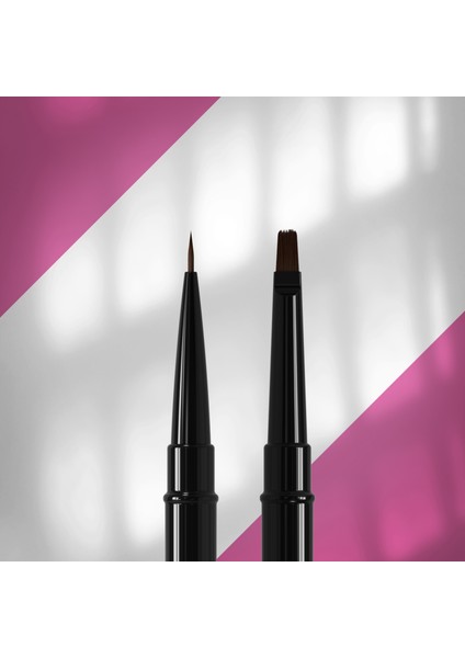 Çift Uçlu Sentetik Nail Art Liner Çizim ve Jel Fırçası 7-7mm Nbe-01/04