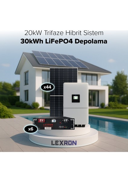 20KW Trifaze Hibrit Sistem 2 fiyatları