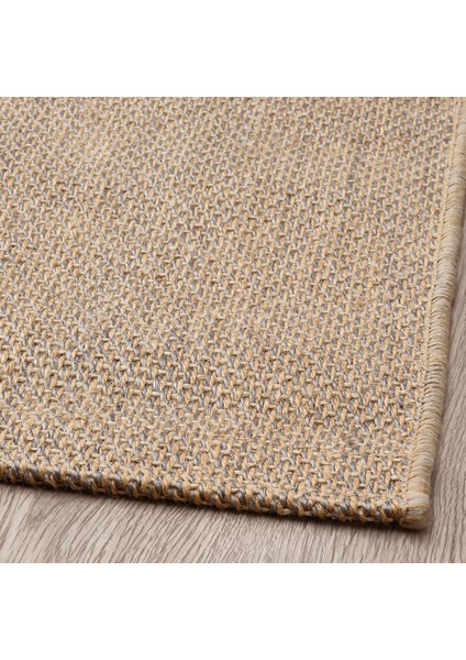 Jüt Halı, Natürel-Açık Gri, 133X195 cm fiyatları