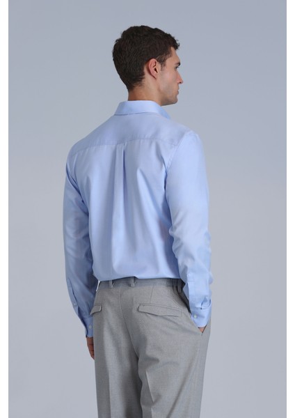 Jakob Erkek Basic Gömlek Slim Fit Beyaz