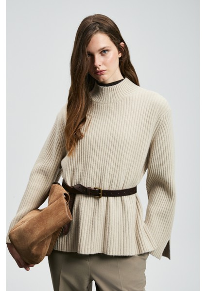 Tatum Kadın Kazak Siyah