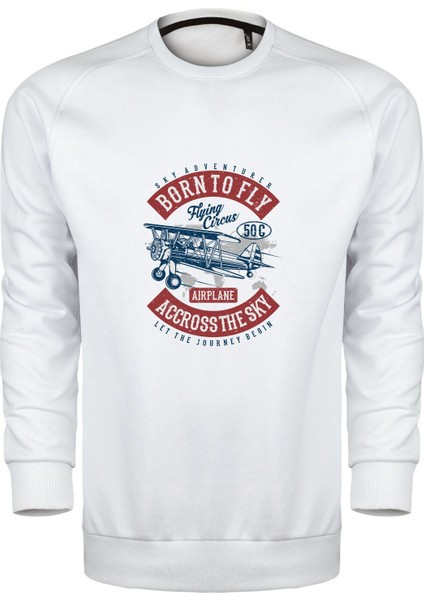 born To Fly Accross The Sky Unisex Sweatshirt