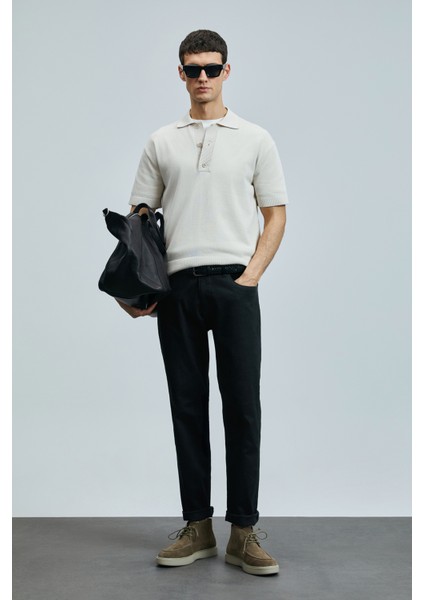 Jashua Smart Jean Erkek Pantolon Regular Fit Siyah