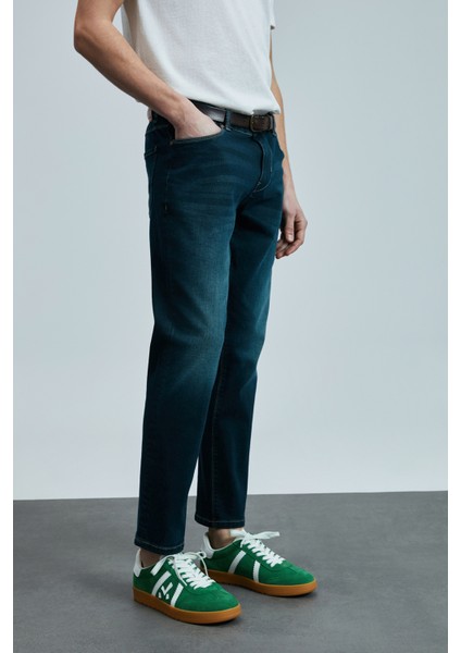 Pele Smart Jean Erkek Pantolon Slim Fit Mavi