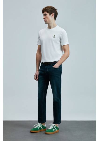 Pele Smart Jean Erkek Pantolon Slim Fit Mavi
