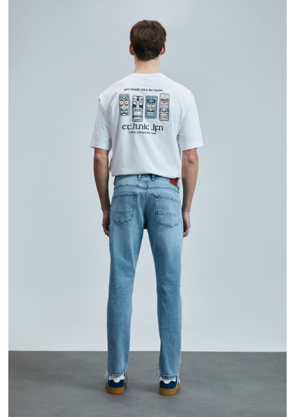 Nıcolo Smart Jean Erkek Pantolon Slim Fit Mavi