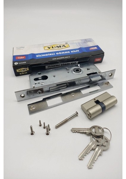 Kaliteli ve Güvenliğiniz Için Sağlam ve Dayanıklı Çözüm Silindirli Gömme Kilit Yuma