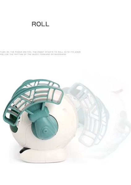 Ses Kontrollü Robot | 360° Hareketli LED Işıklı Akıllı Oyuncak Robot fırsatları