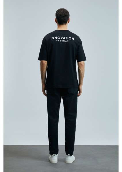 Omen Modern Grafik T- Shirt Siyah