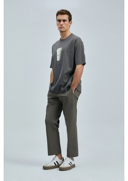 Omen Modern Grafik T- Shirt Siyah