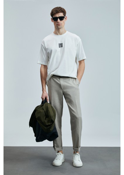 Helıx Modern Grafik T- Shirt Siyah