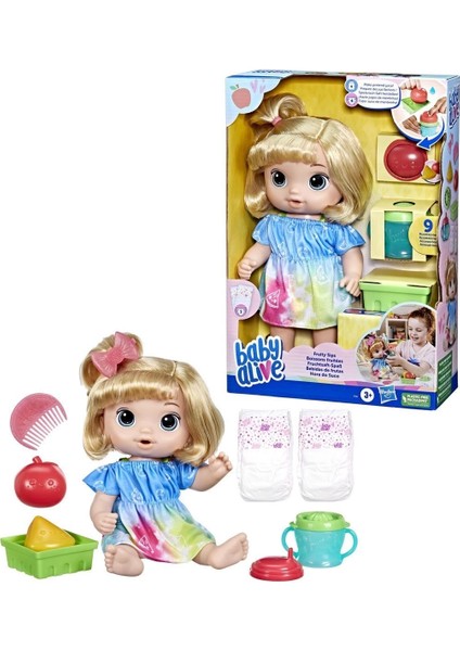 F7356 Baby Alive Bebeğim ile Eğlenceli Yudumlar Sarışın +3 Yaş fiyatları