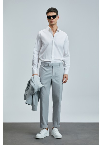 Samuel Smart Erkek Chino Pantolon Slim Fit Taş