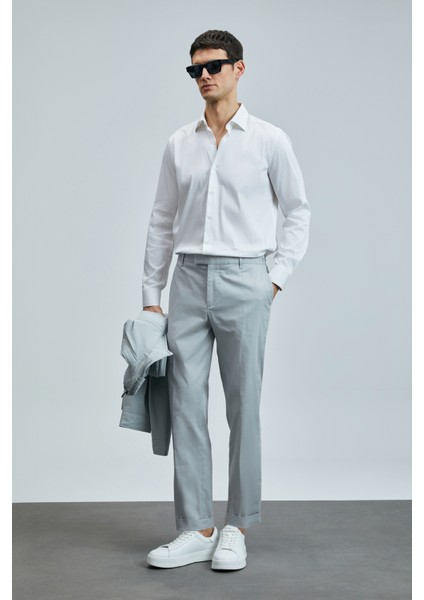 Samuel Smart Erkek Chino Pantolon Slim Fit Taş