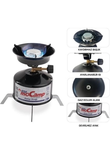 220 gr Gaz Tüpüyle 4 Saat Yanabilen Verimli Kamp Ocağı indirimleri